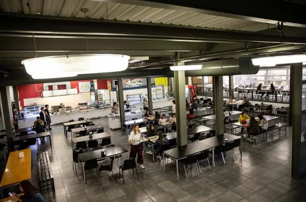 الكافيتريا والمطاعم
